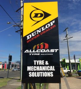Dunlop Tyre Signs